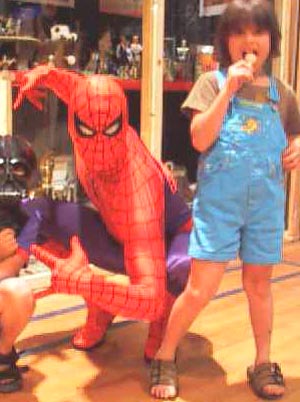Spidey and some fans