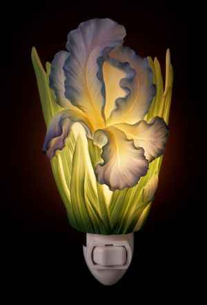 Bearded Iris Night Light