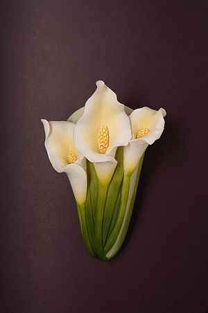 Calla Lily Vase Magnet
