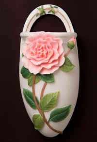 Camellia Wall Vase/Wall Pocket