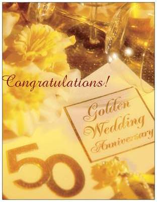 50th Anniversary Enclosure Card