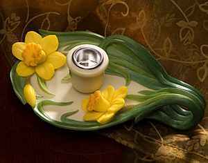 Jonquil Daffodil Chamberstick