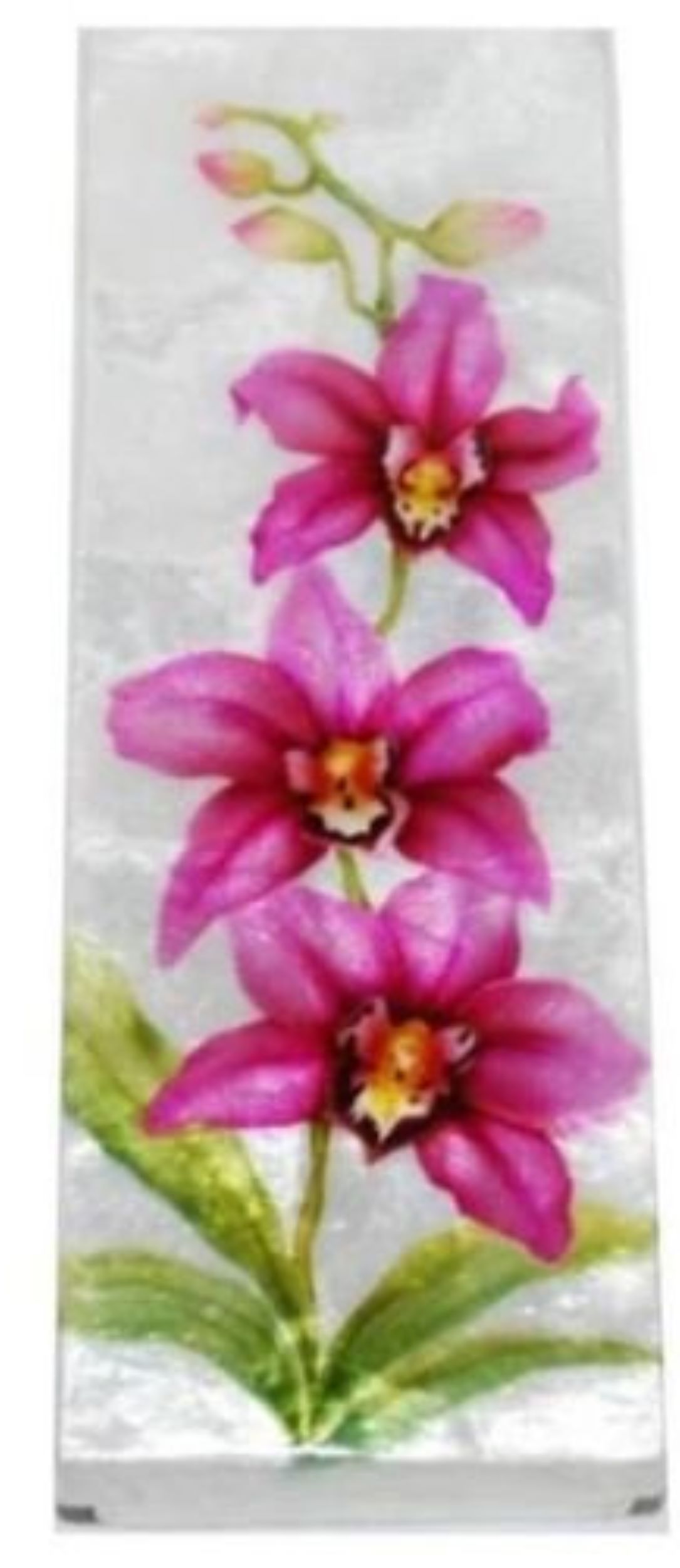 Orchids Capiz Long Keepsake Box