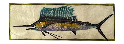 
Sailfish Capiz Long Keepsake Box