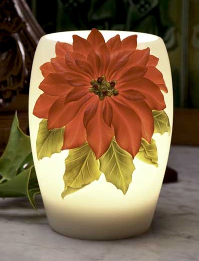 Poinsettia Night Lamp