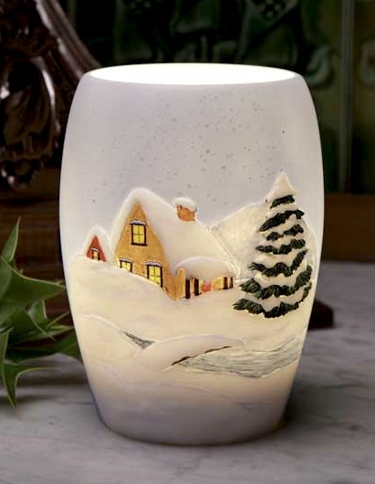 Snow Cottage Night Lamp
