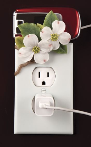 Dogwood Outlet Cover and Cell Phone Holder