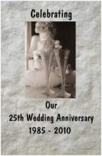 25th Wedding Anniversary Poster