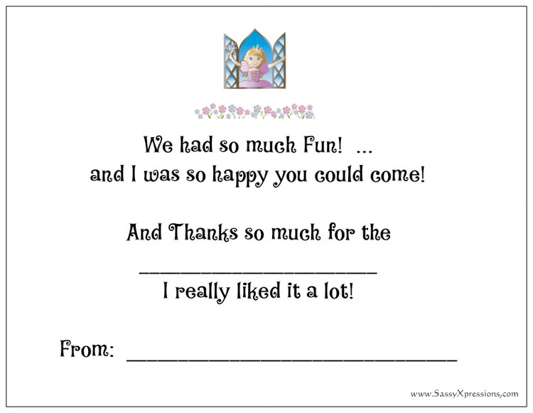 Thank You Notes Back