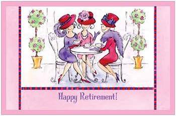 Happy Retirement Red Hat Society Poster