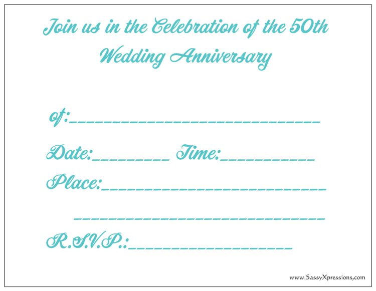 Rose Wedding Anniversary  Invitations Back
