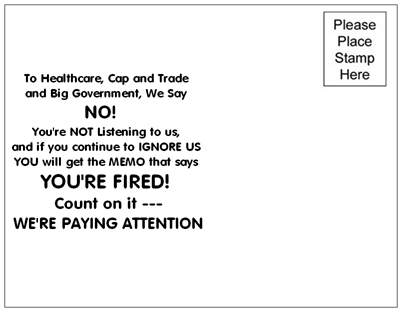 Congress - Didn't You Get the Memo?  Backside