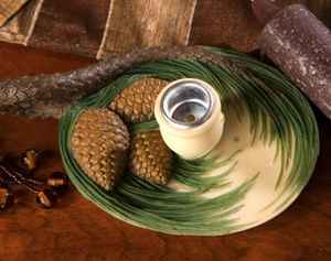 Pinecone Chamberstick