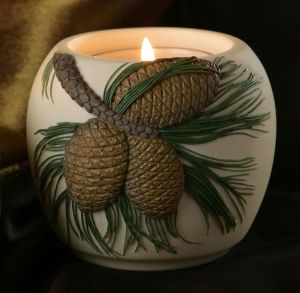 Pinecone Votive