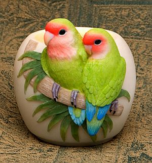 Love Birds Votive