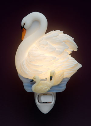 Swans Night Light