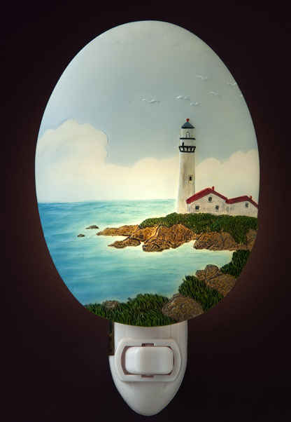 Lighthouse Harbor Night Light