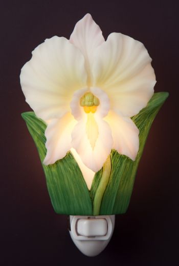 White Orchid Night Light