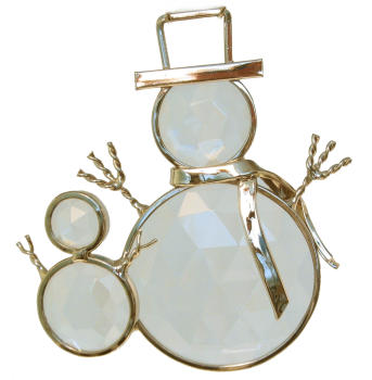 Crystal Snowman and Buddy Suncatcher