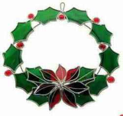 Poinsettia Wreath