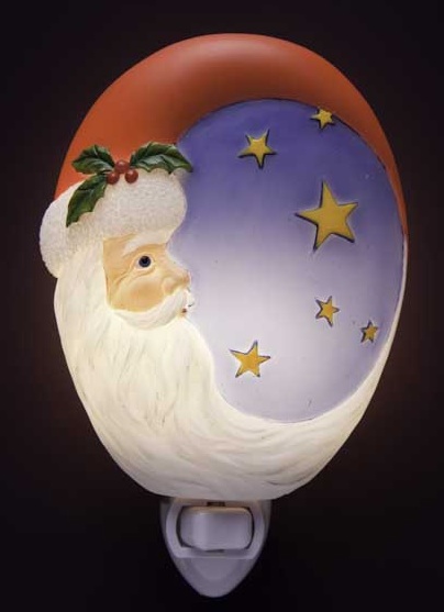 Santa Moon Night Light