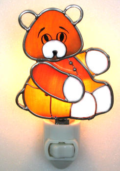 Brown Teddy Bear Night Light