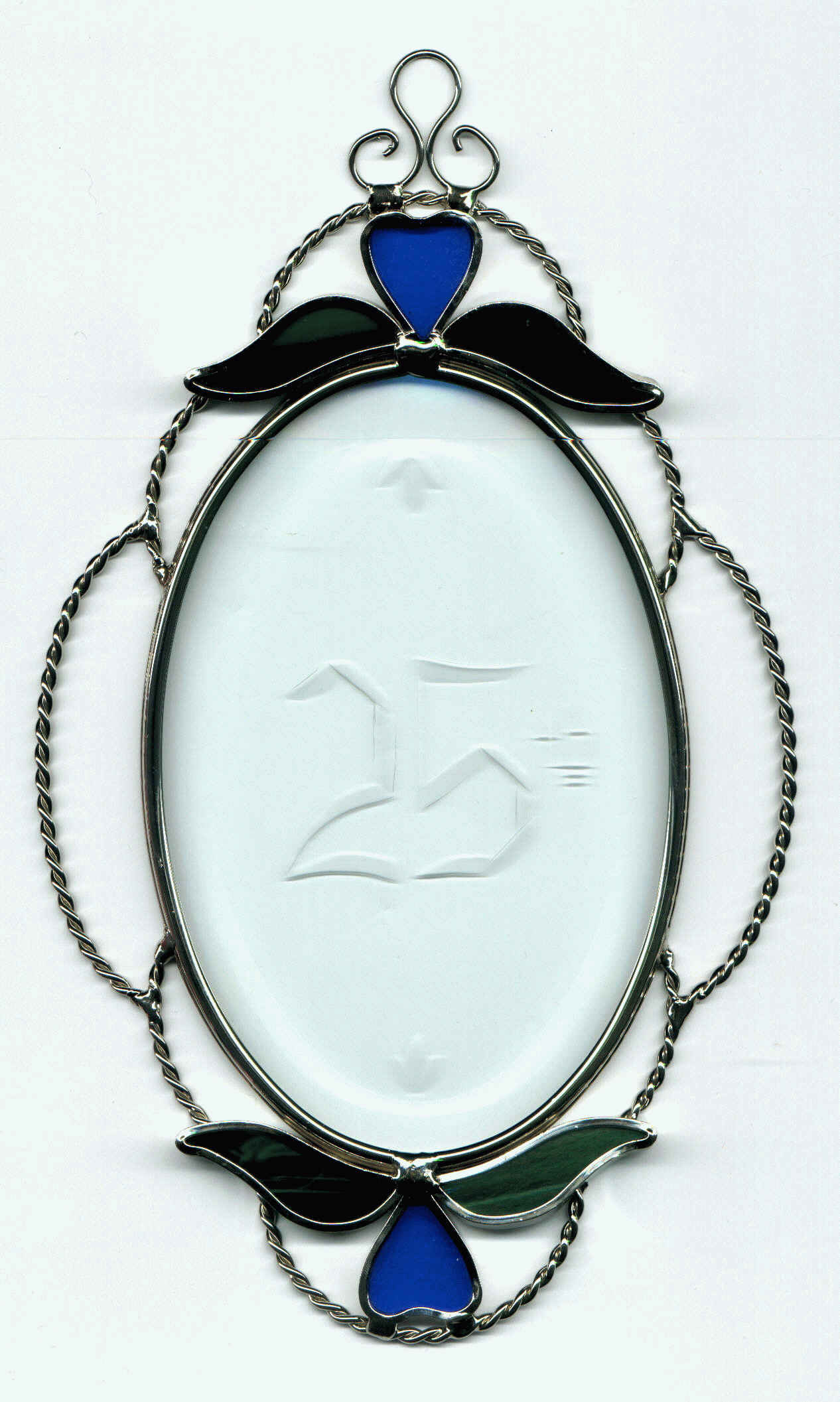 25th Anniversary Etched Oval