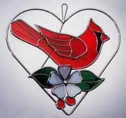 Red Cardinal Heart