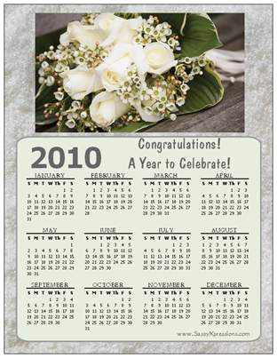 Congratulations Calendar Magnet