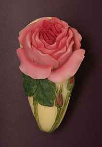 English Rose Vase Magnet