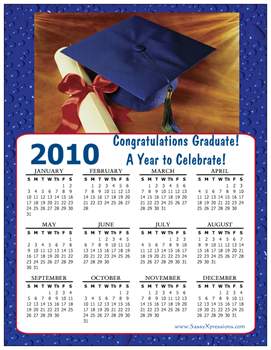 Graduate Calendar Magnet