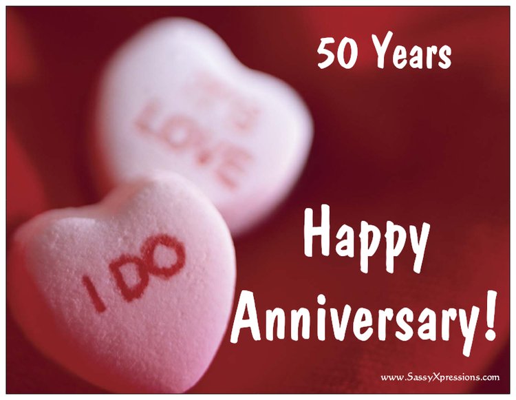 Sweetheart Candies Anniversary Refrigerator Magnet
