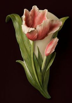 Blush Tulip Wall Vase