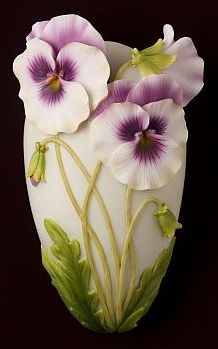 Pansey Wall Decor/Wall Vase