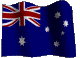 Animated Australian Flag