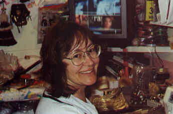 Sonia in her work room