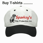 Go online shopping and buy Sparkey's Fire Protection Inc of North Carolina, t shirts, wall clocks, coffee cups, cases and bags, jackets, frosted glass mugs, stainless steel travel mugs, baseball caps and jerseys, sweatshirts, long sleeve t shirts, ladies tees, junior hoodie jackets, golf shirts and more, even baby bibs and shirts and hoodies for toddlers and kids