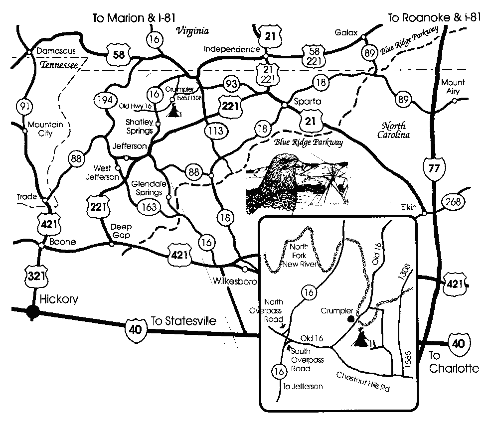 Map to Hawk Terrace Lodge Park & Campground, LLC.
Please wait for image to load.