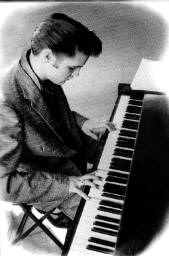 Elvis at piano