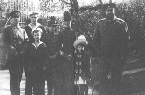 Nicholas and his family in Gatchina
