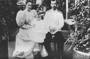 Nicholas, Alexandra, baby Olga