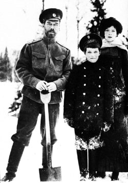 Nicholas, Alexei and Tatiana