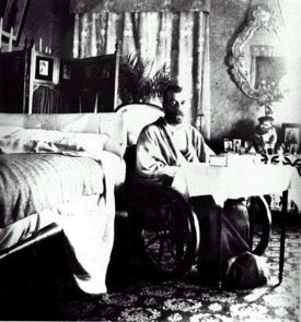 Nicholas recovering from typhoid