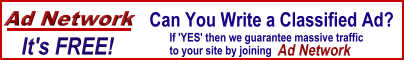 Apply For Your Own FREE AdNetwork Site Today & Start Driving MASSIVE Traffic To Your Site By Networking Your Advertisements To The World At Large!