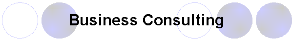 Business Consulting