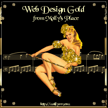Molly's Place Web Design Gold Award
