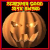 Screaming Good Site Award