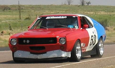 pic of Thumper on the Colorado State Patrol training track 2004