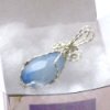 $38.00 Blue Dyed Chalcedony Pendant