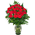 18 Red Sweetheart Roses